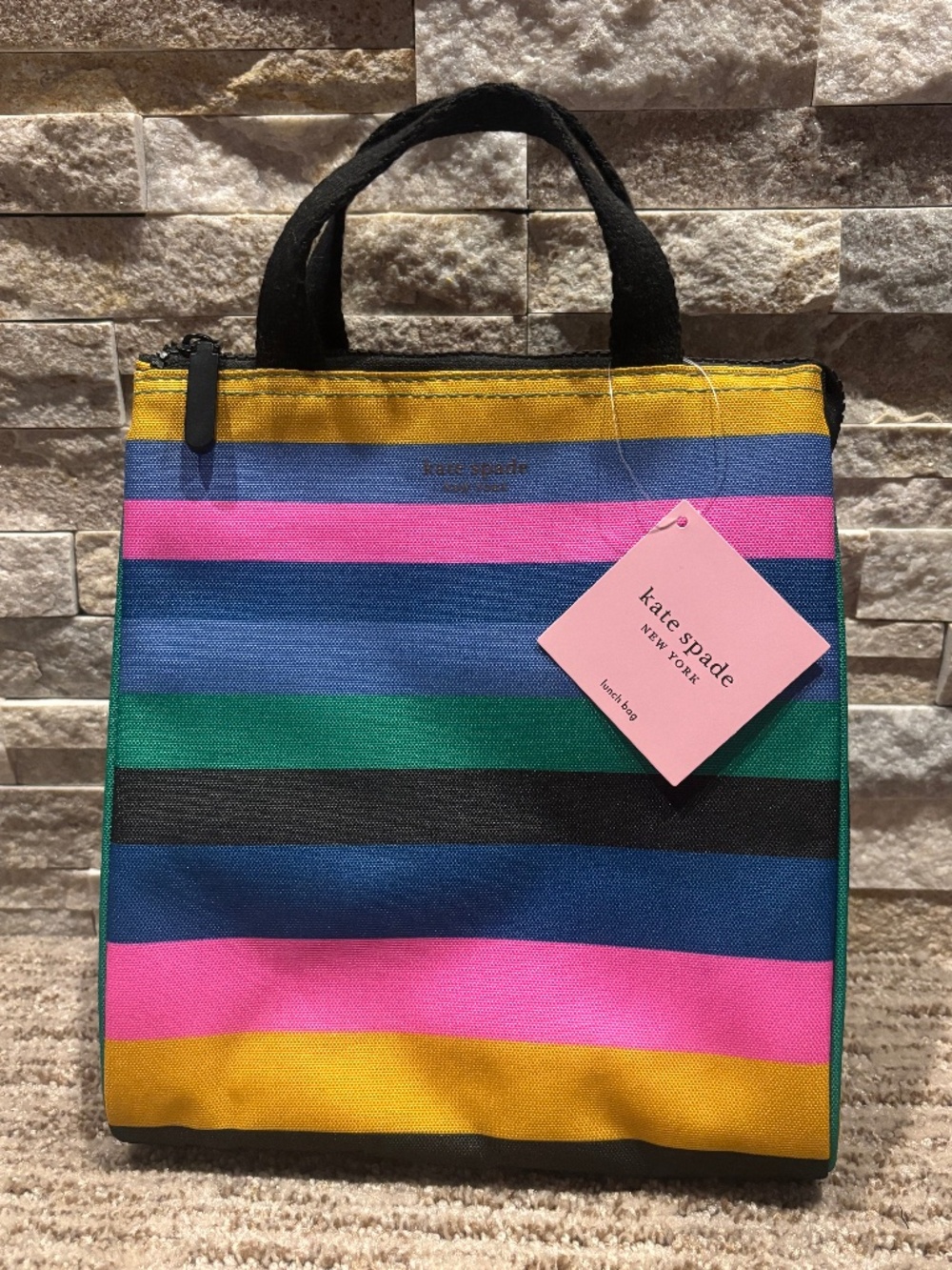 Kate Spade “Enchanted Stripe” Lunch Bag